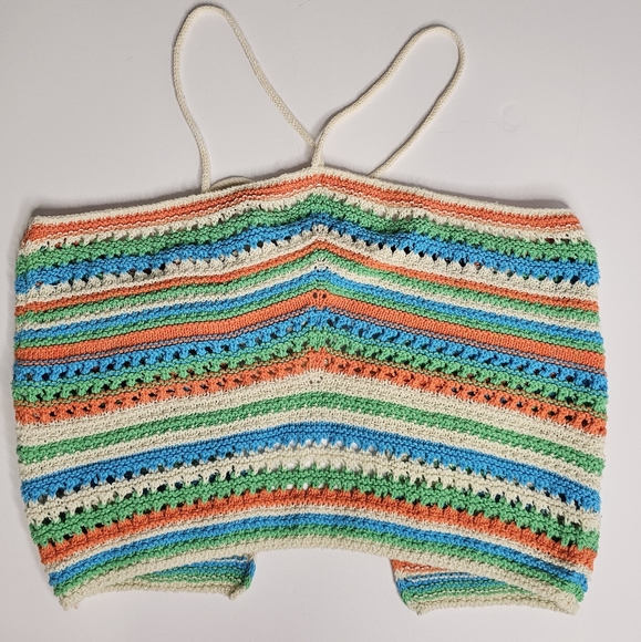 MANGO Beauvoir Stripe Knit Top Sz M - Picture 1 of 5